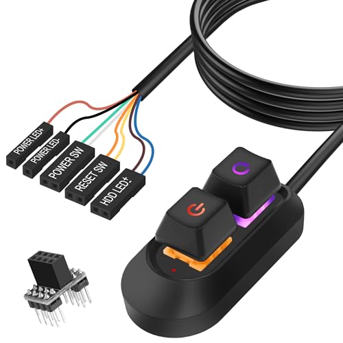 Amazon.co.jp: MEIRIYFA デスクトップコンピュータ電源スイッチ電源